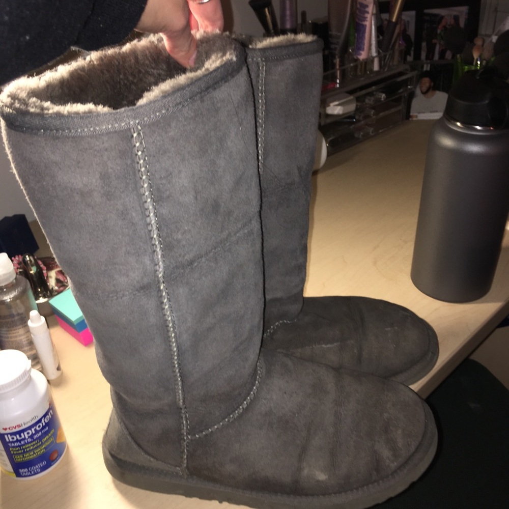 Tall Grey Uggs